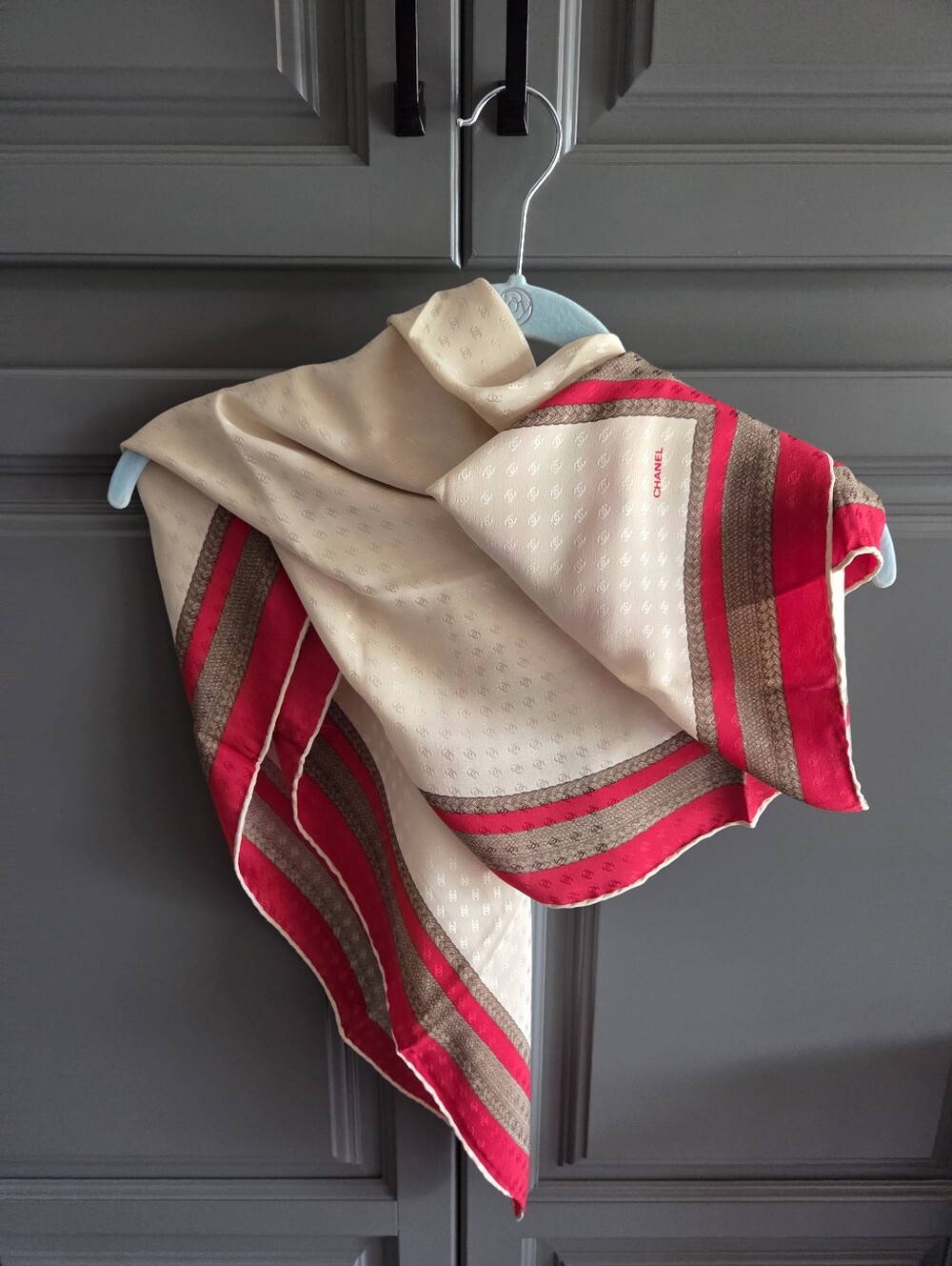 CHANEL SILK SQUARE SCARF ITALY